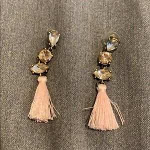 SUGARFIX by Baublebar pink tassel drop earrings